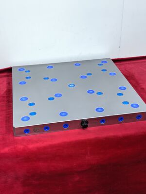 OEM 18KN Fuerza de bloqueo de 5 ejes Fijación de sujeción CNC Fijación de trabajo CNC que ofrece estabilidad de la pieza de trabajo y sujeción en las líneas de fabricación