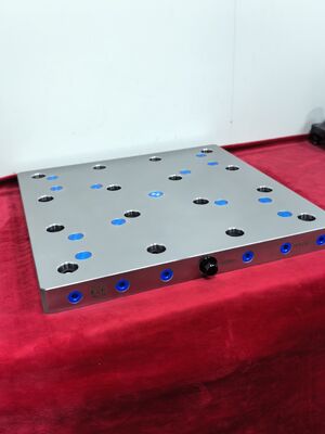 OEM 18KN Fuerza de bloqueo de 5 ejes Fijación de sujeción CNC Fijación de trabajo CNC que ofrece estabilidad de la pieza de trabajo y sujeción en las líneas de fabricación