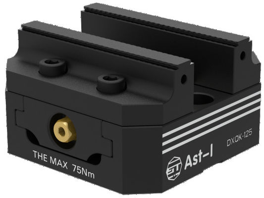 Anchura DXQ125128 de la mandíbula de los accesorios 75m m de Axis de la fresadora del CNC de la precisión