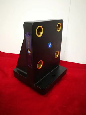 aluminio duro de la fuerza de bloqueo del acero 22KN del punto cero de la máquina de 0.005m m que sujeta trabajos