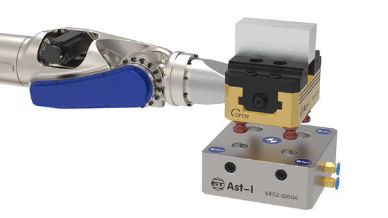 Plataforma de sujeción neumática de punto cero de acero duro 0.005 mm 4.0 kg