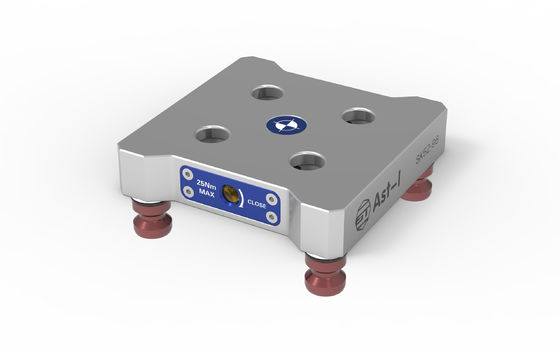 Material del acero de aleación de los pernos prisioneros del tirón de las placas de sujeción del punto cero de HRC 96m m