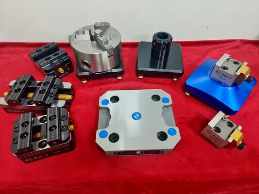 Instalaciones de eje de acero endurecido con fuerza de bloqueo de 18KN para el mecanizado CNC de 3/4/5 ejes